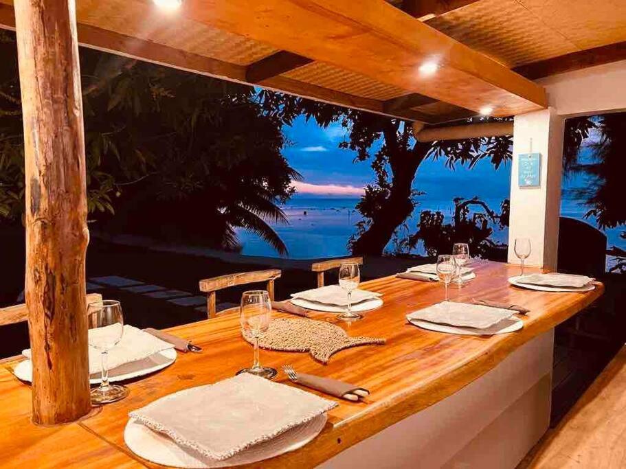 Bungalow Tiarii, Avec Acces Direct A Une Plage Privee Tevaitoa Exteriör bild